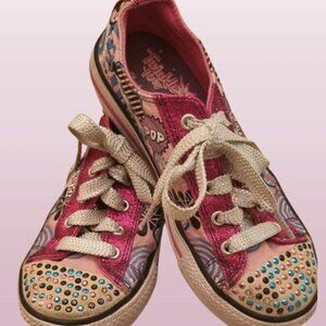 Skechers Light Up girl's Twinkle Toe  Sneakers Sz 2